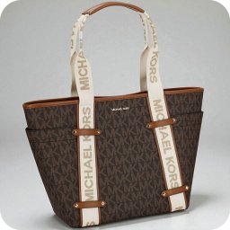 マイケル・コース トートバッグ レディース ブランド MICHAEL KORS レザー 38S4G5VT3B 227 ダークブラウン/ホワイト