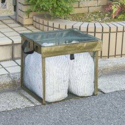 ゴミ出し番長カラスルー ゴミ出し ボックス カラスよけ カラスネット ゴミ箱 折りたたみ 90L 軽量 ベランダ 屋外 ゴミネット ボックス 送料無料