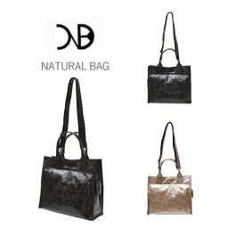 NATURAL BAG ナチュラルバッグ 合成皮革 トート 日本製 7125 2WAY バッグ 鞄 カバン かばん 使いやすい 普段使い レディース 人気 オシャレ  シンプル カジュアル ギフト プレゼント スクラッチブラック スクラッチブロンズ