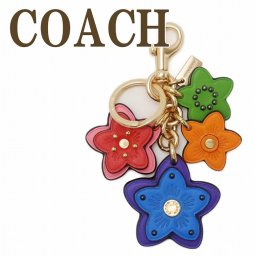 コーチ COACH キーホルダー レディース キーリング バッグチャーム ピンク 花 桜 ワイルドフラワー CA031GDE1L 【ネコポス】 ブランド 人気