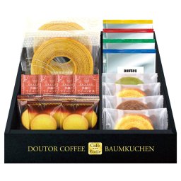Cafe Etoile ドトールコーヒー&バウムクーヘンセット  ／各種洋菓子セット 洋菓子 スイーツ・お菓子 食品 敬老の日 プレゼント ギフト お祝い いつ 70代 80代 メッセージ おじい おばあ 祖父母 お彼岸 お供え 秋 2026 送料無料 ギフト プレゼント プチギフト 内祝い 快気祝い 出産祝い 結婚祝い 引出物 新築祝い お返し