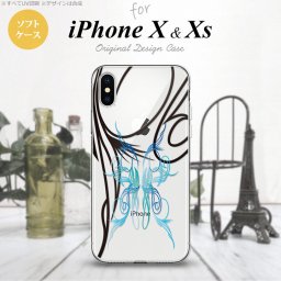 【iPhoneX】【スマホケース/スマホカバー】【アイフォンX】iPhoneX スマホケース カバー アイフォンX ピンスト line×青 nk-ipx-tp1236【メール便送料無料】