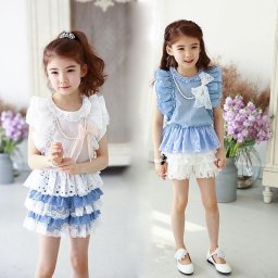 子供チュニック 半そで フリル 女の子 子ども服 ワンピース キッズ