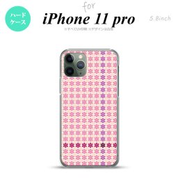iPhone11Pro iPhone11 Pro スマホケース ハードケース 花十時 キュート ピンク メンズ レディース nk-i11p-1351