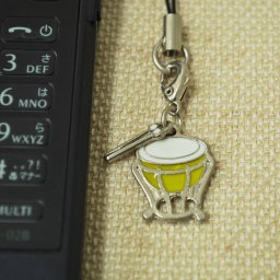 ティンパニー　携帯ストラップ♪♪【打楽器・携帯ストラップ-音楽雑貨】