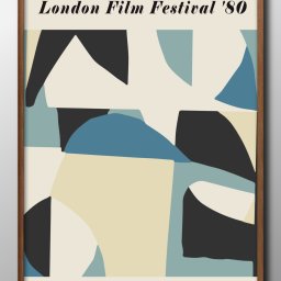 ロンドンフィルムフェス 映画  A3 サイズ ポスター アート おしゃれ 絵画 インテリア 北欧 イラスト マット紙 艶消し アートパネル 額 フレーム デザイン 壁掛け ギフト 新築祝い ディスプレイ 引越し祝い　新生活　空間デザイン 