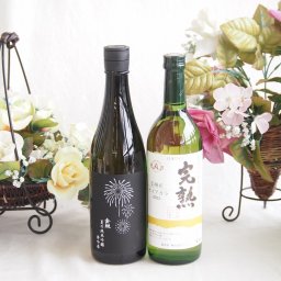  夏の純米吟醸酒と国産ワインセット(アルプス 完熟ナイアガラ白ワインやや甘口(長野県)720ml金鯱 夏の純米吟醸夢吟醸(愛知県)720ml