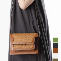 マルニ MARNI SBMP0103Q0 P3860 ショルダーバッグ レディース バッグ ミニバッグ トランク ソフト ミディアム 斜め掛け 肩掛け 軽量 ロゴ TRUNK SOFT MEDIUM 