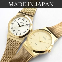 クロトン CROTON  腕時計 メンズ ステンレス クォーツ シンプル ゴールド 日本製 メイドインジャパン Made in JAPAN RT-119M