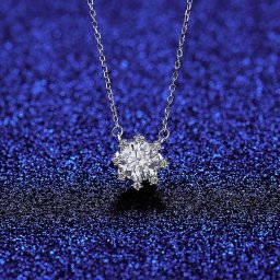 ネックレス レディース モアサナイト ホワイト シルバー925 シルバー 1ct msn055