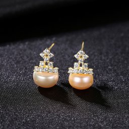 ピアス 両耳用 淡水パール ホワイト ピンク パープル シルバー925 シルバーとイエローゴールド スタッド 中粒 シンプル 大人 おしゃれ きれいめ pe0255