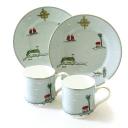 ウェッジウッドWEDGWOOD セイラーズフェアウェルSAILORS FAREWELL マグ・プレート ペアセット【ブランドボックス付属】【御結婚御祝・内祝・新築御祝・還暦御祝・御礼・寿・ギフト包装可能】