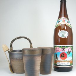 豪華酒器セット 陶芸作家　安藤嘉規作　（伊佐美1800ｍｌ）