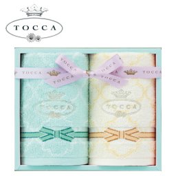 TOCCA トッカ ラフェスタ ゲストタオル2P SE6-57-2 ブルー 内祝 快気祝い 結婚祝い 父の日 七五三 孫 両親  応援 プレゼント 御礼 お誕生日 母の日父の日 触れてみたくなるような複雑な刺しゅうや豪華な織物へのこだわり