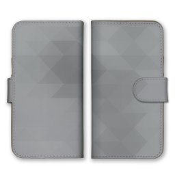 ＼全機種対応／ スマホケース 手帳型 スマホカバー 手帳タイプ スマートフォン ケース カバー モザイク 抽象 パターン グレー かわいい おしゃれ かっこいい カードホルダー付き カード収納 合皮 合成レザー
