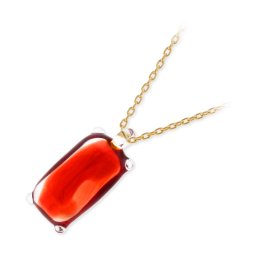 ガラスネックレス HARIO Lampwork Factory HAJ-N-001R レッド レディース 彼女 女性 誕生日プレゼント ギフト