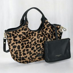 ジャンニキアリーニ ハンドバッグ レディース ブランド GIANNI CHIARINI レザー BS 11109 HORSY ブラウン/レオパード