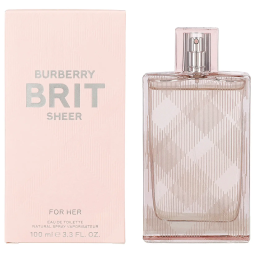 バーバリー バーバリー ブリット シアー フォー ハー オードトワレ  100ml  |  Burberry  香水（レディース） 美容グッズ コスメ化粧品 誕生日 クリスマス ホワイトデー 結婚記念日 ウエディングギフト 母の日 送別会 バレンタインデー 女性 彼女 妻奥さん 母お母さん 女友達