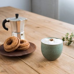 信楽焼　カフェオレボウル　淡青磁色　たっぷり300ml　ギフト　カップ　湯呑み【母の日】【父の日】【誕生日】【長寿祝】【退職祝】【記念日】ギフトボックス無料　ラッピング無料　のし無料　メッセージカード無料　