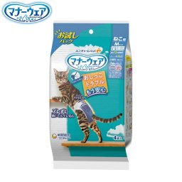 ユニ チャーム マナーウェア ねこ用 お試しパック M 4枚