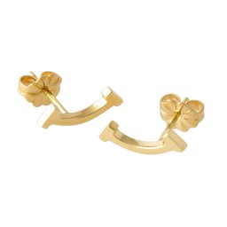 ティファニー TIFFANY&CO 36667273 ティファニー Ｔ スマイル ピアス イエローゴールド レディース 女性 ギフト プレゼント 新品
