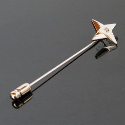 鎌倉カフス工房 手裏剣ラペルピン・ピンズ メンズ fj006 結婚式 旦那 プレゼント ギフト 彼氏 父の日 誕生日プレゼント