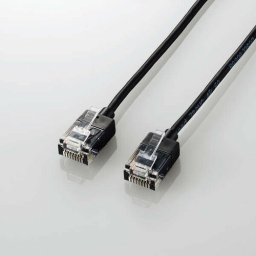 エレコム LD-GPASS／BK5 LANケーブル CAT6A スーパースリム 5.0m ブラック