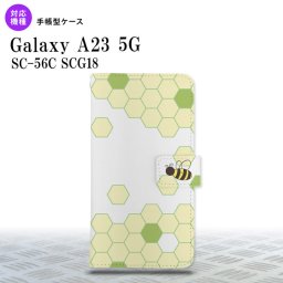 Galaxy A23 GalaxyA23 手帳型スマホケース カバー ハニー クリア グリーン 2022年 10月発売 nk-004s-a23-dr1684