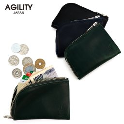 『アルジャンII』(全4色)TATSUNOオイルワックス/【ミニ財布 小銭入れ カードも入る L字ファスナー ワンアクション コンパクト メンズ レディース ミニマリスト 革 本革 小さい 日本製】【AGILITY affa(アジリティアッファ)】(0891)[M便 3/3]