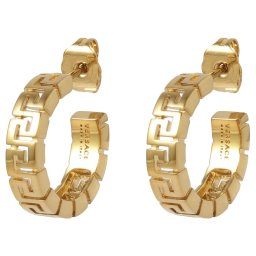 ヴェルサーチェ VERSACE ピアス アクセサリー DG28199 DJMT 3J000 フープピアス グレカモチーフ ゴールド
