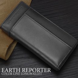 正規品 メンズ レディース EARTH REPORTER アース リポーター EARTH REPORTER アース リポーター カラーラインロングウォレット ER-101 2559794 pre32 旅行 ギフト