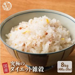 雑穀 雑穀米 糖質制限 究極のダイエット雑穀 8kg(400g×20袋) 業務用サイズ 送料無料 ダイエット食品 置き換えダイエット