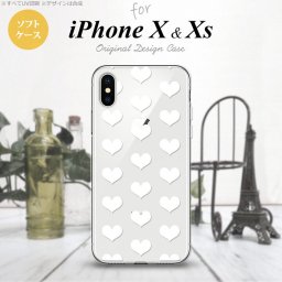 【iPhoneX】【スマホケース/スマホカバー】【アイフォンX】iPhoneX スマホケース カバー アイフォンX ハート 白 nk-ipx-tp019【メール便送料無料】