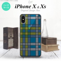iPhoneX / iPhone XS アイフォン X / XS 専用 スマホケース カバー ハードケース チェック ブルー nk-ipx-sg11[スマホ,スマホケース,スマホカバー,ケース,カバー,ジャケット]
