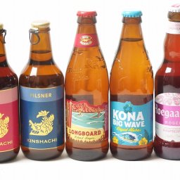 地域が生んだクラフトビール5本セット(金しゃちビールピルスナーalc5％(愛知県) 金しゃちビール金鯱アルトalc5％(愛知県) ヒューガルデンロゼalc3％(韓国) ロングボードアイランドラガーalc4.5％(アメリカ) ビッグウェーブゴールデンエール