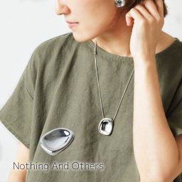 【Nothing and Others / ナッシングアンドアザーズ】Bumpmotif Necklace / バンプ モチーフ ネックレス (C41012110)レディース アクセサリー シンプル シルバー ロング おしゃれ カジュアル かっこいい 大人 30代 40代 50代 クリスマス 母の日 ギフト プレゼント