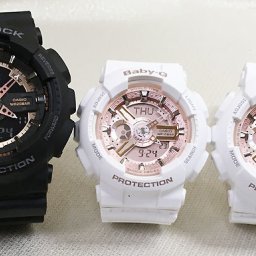 カシオ 恋人たちのGショック トリプルウォッチ G-SHOCK BABY-G 3本セット GA-110RG-1AJF BA-110-7A1JF 電池式 送料無料 国内正規品 記念日 誕生日 プレゼント お揃い ブラック 黒 ホワイト 白 クリスマス お祝い 結婚 婚約 20代 30代 40代 50代 カップル 夫婦
