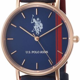 正規品 2年保証 新品 U.S.POLO ASSN ユーエスポロアッスン ポロ アソシエーション 腕時計 US-1B-NV ステンレス レザー メンズ レディース ユニセックス クォーツ 電池