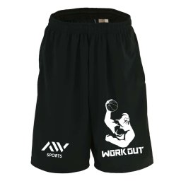 バスケ ハーフパンツ ドライ メンズ ウェア レディース ジュニア 練習着 短パン 速乾 スポーツ 名入れ おしゃれ 半スボン 文字入れ無料 「ゴリラワークアウト バスケットボール」 アートワークスコウベ 【送料無料】