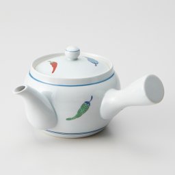 TAMAKI 和の器 急須 赤絵唐辛子 マジック茶こし おしゃれ かわいい 和食器 お茶 カフェ風 食洗機対応 電子レンジ対応 母の日 ギフト プレゼント【TOTU】