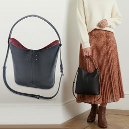 【ラッピング無料 正規品】Maison Margiela メゾンマルジェラ ドレサージュ ホーボー SB2WD0096 BLACK バッグ ブラック ショルダーバッグ ハンドバッグ レザー 黒 調節可能ストラップ ユニセックス 高級ブランド ギフト プレゼント