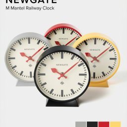 ニューゲート NEW GATE M Mantel Railway Clock Mマンテルレールウェイクロック
