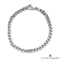ライオンハート ウェアラブル チェーン ブレスレット サージカルステンレス TYPE A 喜平 シルバー メンズ ブランド LION HEART
