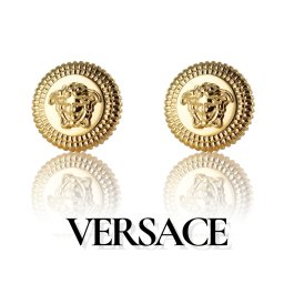ヴェルサーチ ヴェルサーチェ ピアス メンズ 父の日 レディース 母の日 ブランド ゴールド ロゴ おしゃれ 両耳 スタッドピアス 女性 妻 彼女 誕生日プレゼント 結婚式 結婚記念日 プレゼント ギフト ジュエリー 成人 卒業 入学