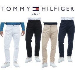 トミーヒルフィガー ゴルフ メンズ サイドロゴ ボンディング テーパードパンツ TOMMY HILFIGER  THMA383 お誕生日祝い お祝い 記念品 お父さん 父の日 彼氏 男性 30代 40代 50代 60代  還暦祝い 敬老の日 人気プレゼント プレゼント