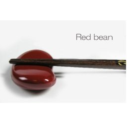幸せの豆箸置き"ＲＥＤ"【贈り物のアクセントに】
