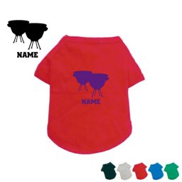 「ティンパニ」名入れドッグTシャツ 小型犬 中型犬 大型犬 犬服 ペットウェア 防寒 抜け毛予防 ドッグウェア 室内犬 omdn ネームプリント お名前 愛犬ネーム コットン 綿 グッズ【EDT】【city】