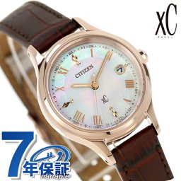 シチズン クロスシー hikari collection 腕時計 ブランド レディース チタン 電波ソーラー CITIZEN xC ES9497-02D アナログ シェル