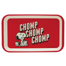 スヌーピー メラミントレー（Ｓ） CHOMP SNOOPY レッド