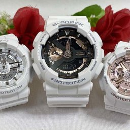 カシオ 恋人たちのGショック トリプルウォッチ G-SHOCK BABY-G 3本セット GA-110RG-7AJF BA-110-7A1JF BA-110-7A3JF 電池式 送料無料 国内正規品 記念日 誕生日 プレゼント お揃い ホワイト 白 クリスマス お祝い 結婚 婚約 20代 30代 40代 50代 カップル 夫婦 親子 家族 兄弟 姉妹